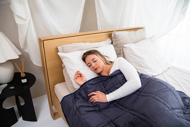 woman sleeping -- rest for self-care